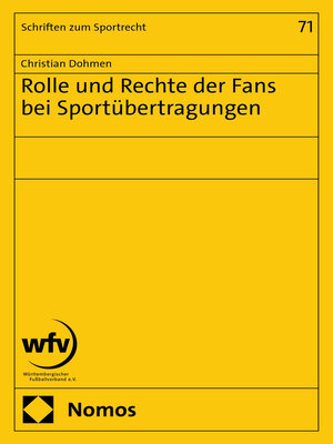 cover image of Rolle und Rechte der Fans bei Sportübertragungen